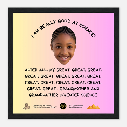 My Great Grandparents Affirmation Framed Poster